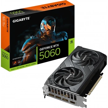 Gigabyte GeForce RTX 5060 WINDFORCE MAX OC 8G 8GB GDDR7 128 Bit DLSS 4 Ekran Karti