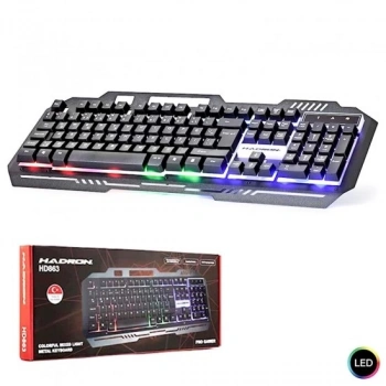 HADRON Hd863 Işıklı Oyuncu Led Gaming Klavye HD863