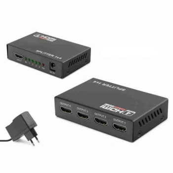 Hadron HDX1286(205K) Splitter HDMI 1.4V 1080P 3D 1 Giriş 2 Çıkış
