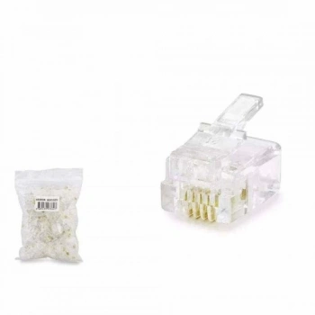 HADRON HDX5059 JAK RJ11 4PIN TELEFON 10LU PAKET 6P4C