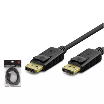 HADRON HDX7798 DisplayPort Kablo 4K 144 Hz 3 m - Siyah