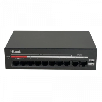 HILOOK NS-0110MP-60 8 Port Megabit PoE 60W 2 Port Megabit Uplink Yönetilemez Masaüstü Switch