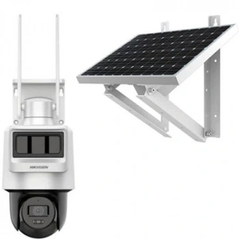 HILOOK PTZ-N2C400I-K/4G/C09S20 4Mpix 4mm 30Mt Gece Görüsü Dahili Mikrofon, PIR+RADAR 4G Solar PT IP Kamera