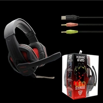 Komc G-20 5.1 Led Işıklı Kablolu Mikrofonlu Stereo Gaming Oyuncu Kulaklık