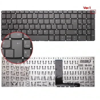 Lenovo ideaPad 320E-15ISK Notebook Klavye (KÜLRENGİ TR)
