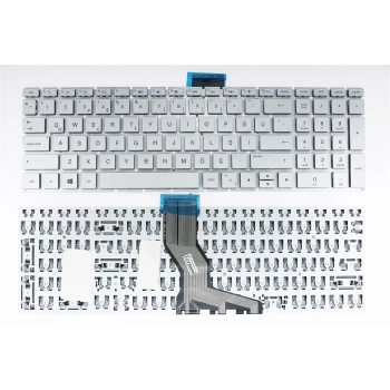 NK086 Laptop Klavye Gümüs