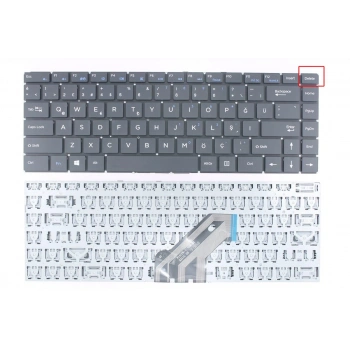 NK095 Notebook Klavye - Tus Takimi / Siyah - TR - Ver.2