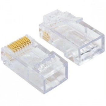 PLASTİK RJ45 Jack Cat5-Cat6 İnternet Kablosu Ucu 10 Adet - PLSRJ45