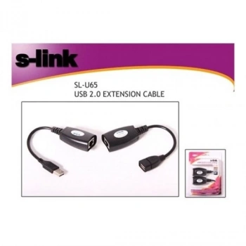 S-Link Sl-U65 Usb 2.0 Uzatıcılı Ethernet Kablo