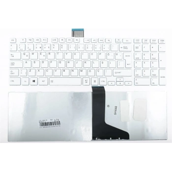 Toshiba Satellite C855-1EL Notebook Klavye (Beyaz TR)