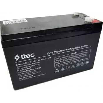 Ttec Base 12V 7Ah Bakımsız Kuru Akü