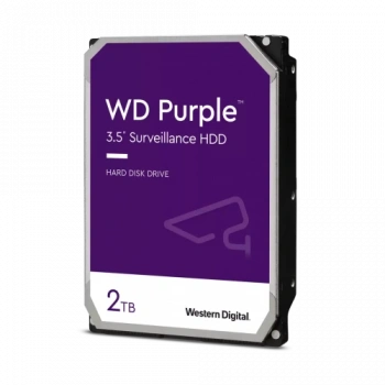 WD PURPLE WD23PURZ 3.5 2TB 256Mb 5400 Rpm 7/24 Güvenlik HDD Türkiye Distribütörü Garantili