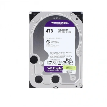 WD PURPLE WD43PURZ 3.5 4TB 256Mb 5400 Rpm, 7/24 Güvenlik HDD (Türkiye Distribütörü Garantili)