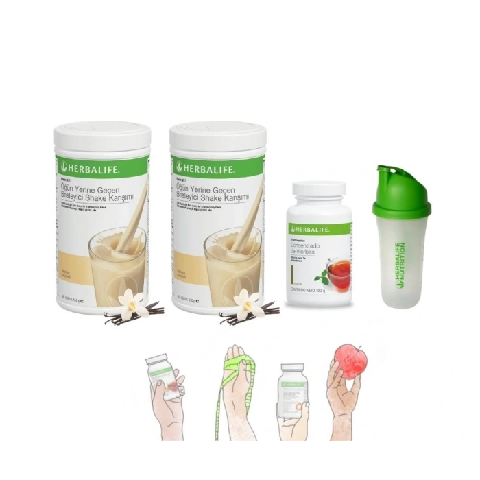 BAŞLANGIÇ PAKETİ 2 Adet F1 Shake ve 100 Gr Çay