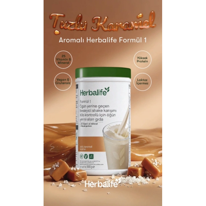 Formül 1 Besleyici Shake Karışımı Tuzlu Karamel Aromalı 500 g