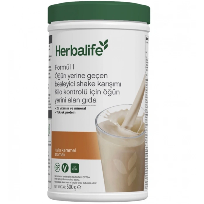 Formül 1 Besleyici Shake Karışımı Tuzlu Karamel Aromalı 500 g