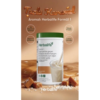 Formül 1 Besleyici Shake Karışımı Tuzlu Karamel Aromalı 500 g