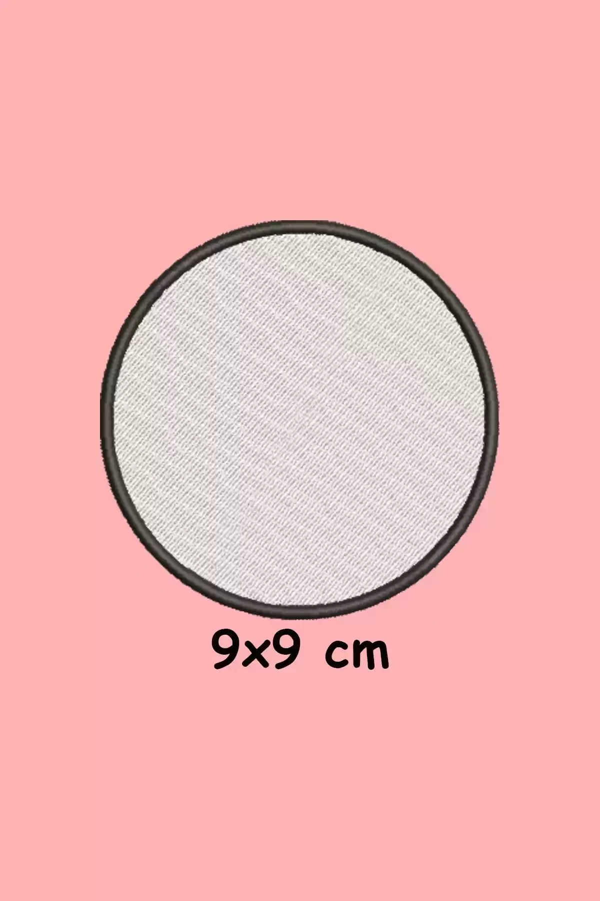 9x9 cm Nakış Arma - Patch - DTF Baskıya Uygun Ütü İle Yapıştıralılabilir