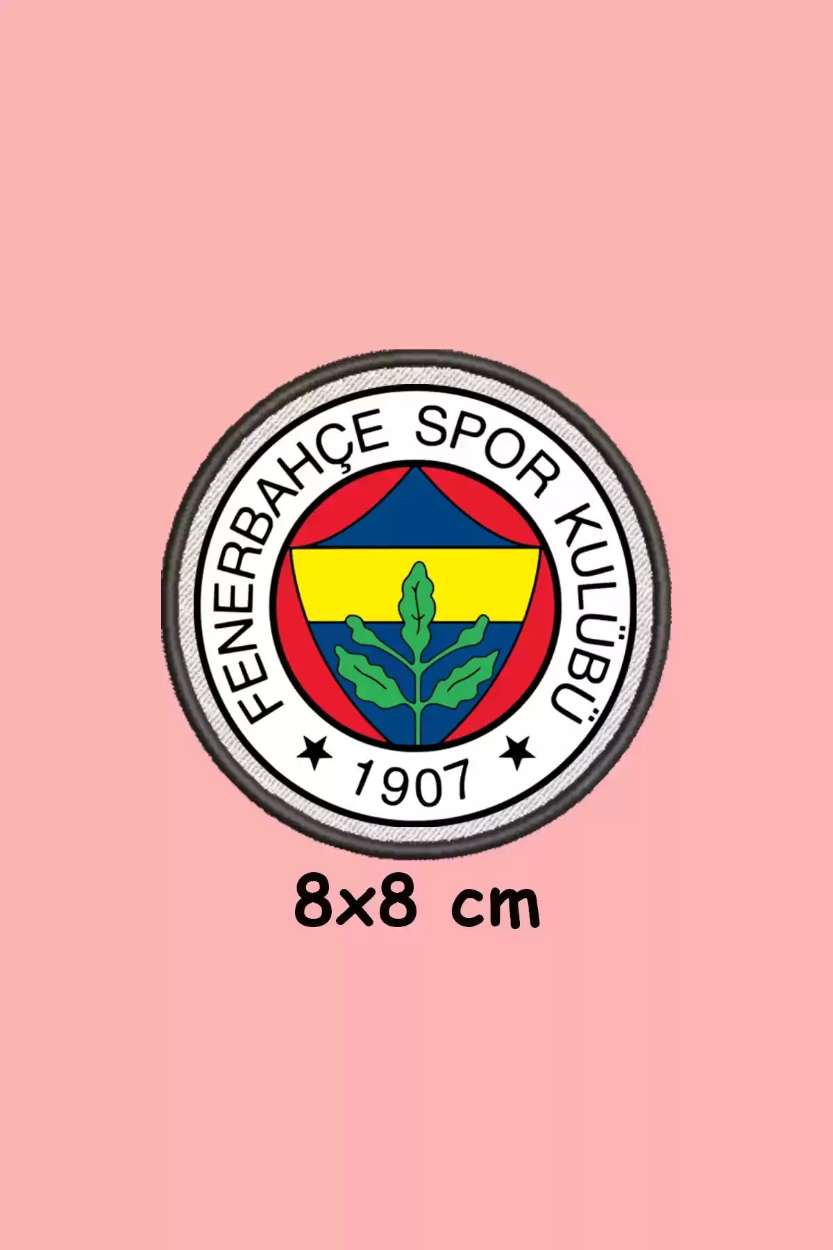 Fenerbahçe 8x8 cm Nakış/DTF Baskı Arma (Patch) – Ütü ile Yapıştırılabilir