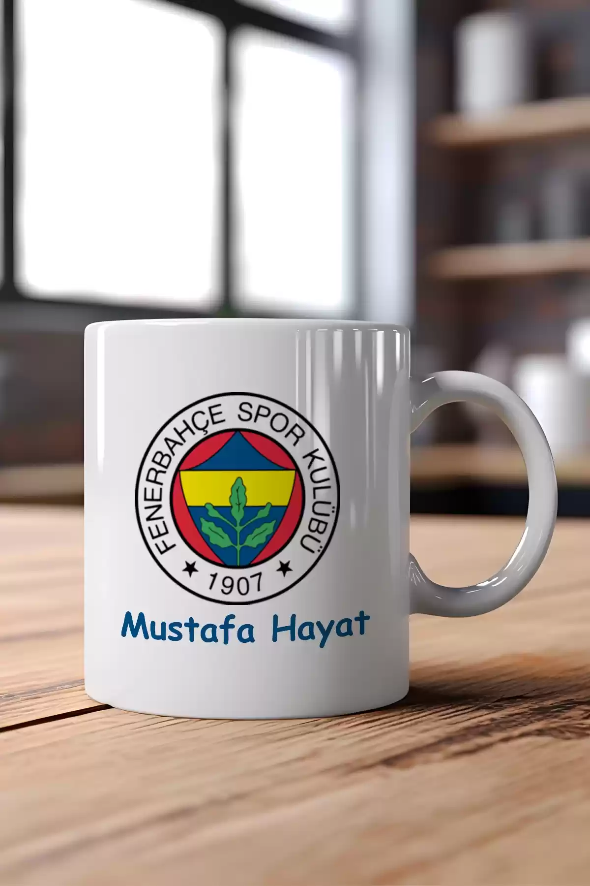 Fenerbahçe Baskılı İsme Özel Seramik Kupa Bardak