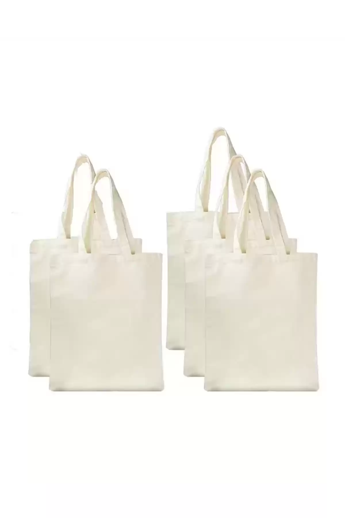 Toptan Kitap Çantası - Ham Bez Çanta 20x25 cm - HM0007