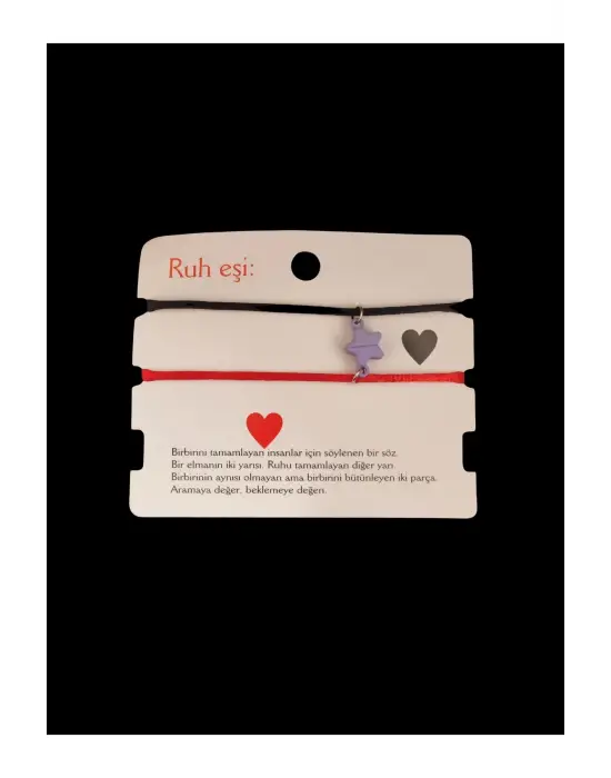 2 Adet Love Mıknatıslı Ruh Eşi Hediyelik Çift Bileklik Sevgilii Bilekliği