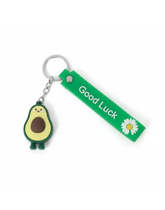 Sevimli Anime Avakado Anahtarlık