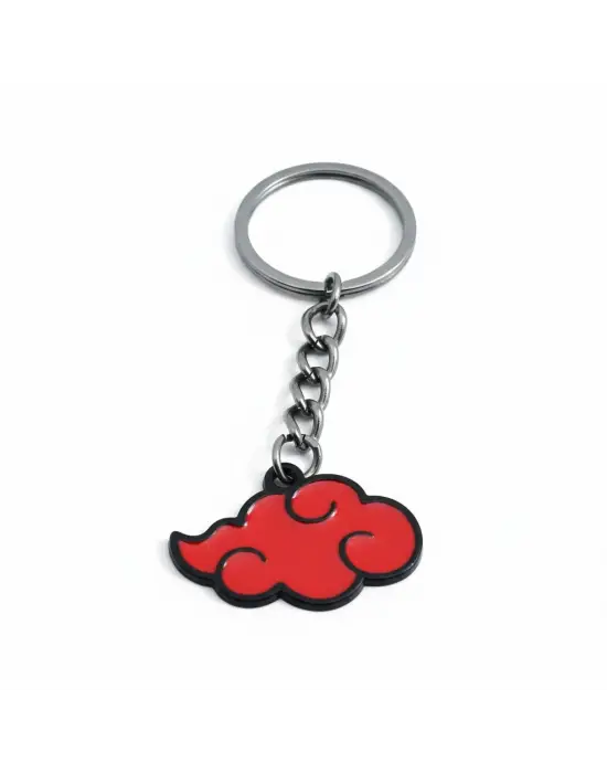 Kırmızı Naruto Itachi Uchiha Klan Anime Metal Anahtarlık