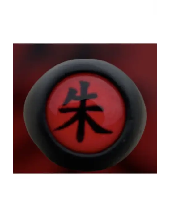 Anime Naruto Akatsuki Itachi Mat Siyah Kaplamalı Kırmızı Ayarlayabilir Yüzük