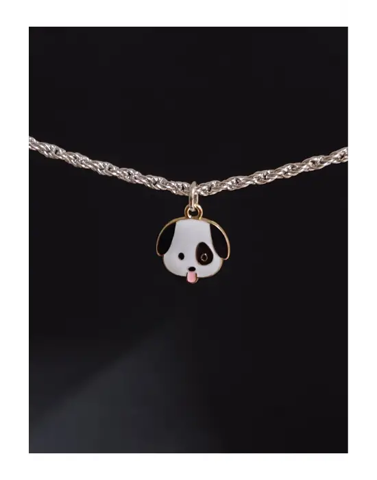 Anime Retro Vintage Dog Sevimli Kolye