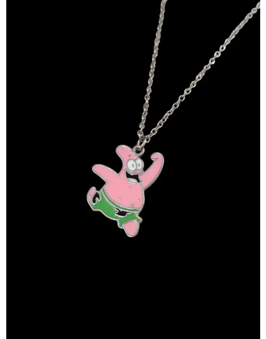 Anime Retro Vintage Sevimli Karakter Unisex Hediyelik Zincirli Kolye