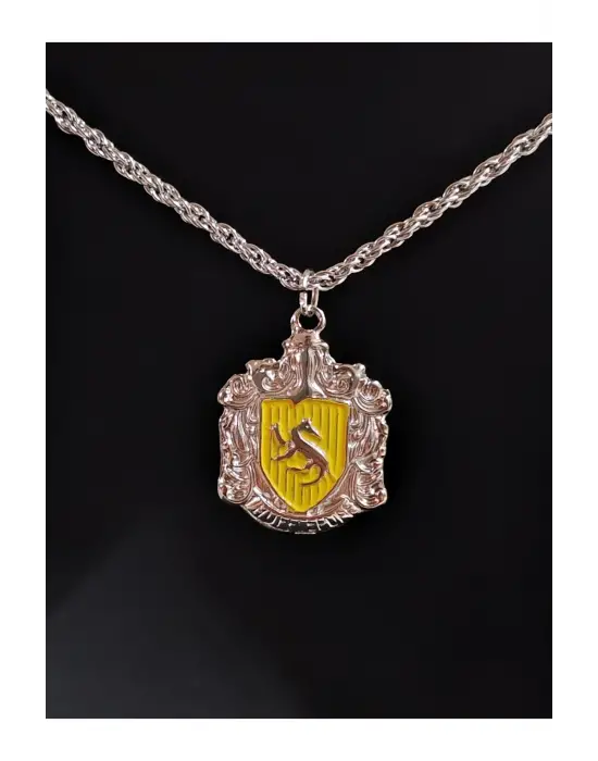 Antik Gümüş Kaplama Gryffindor Unisex Sembol Tasarım Kolye