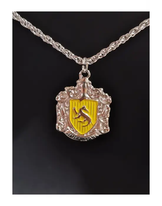 Antik Gümüş Kaplama Gryffindor Unisex Sembol Tasarım Kolye