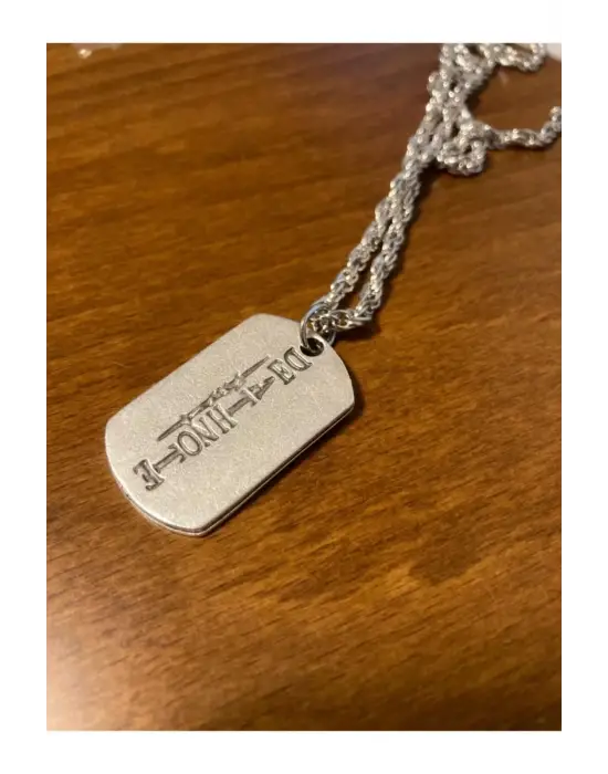 Antik Gümüş Kaplama Unisex Anime Death Note Anime Naruto Zincirli Kolye