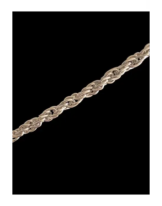 Antik Gümüş Kaplama Unisex Paslanmaz Çelik Zincirli Papatya Kolye