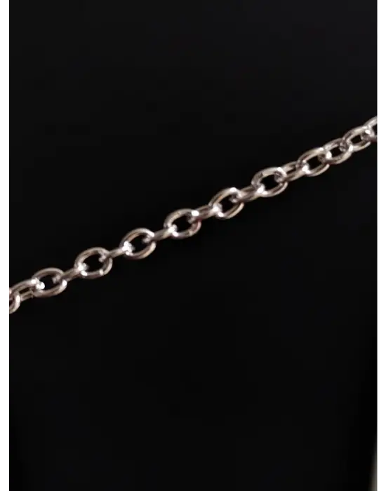 Antik Gümüş Kaplama Vintage Mickey Mouse Kolye