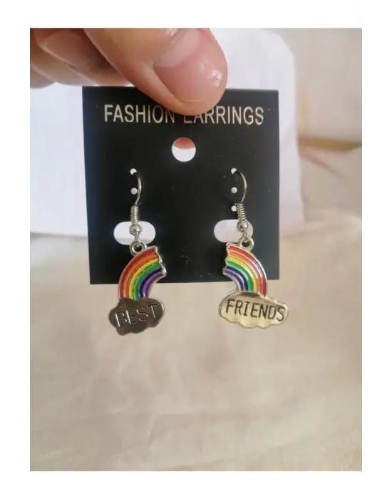 Gökkuşağı Best Friends Küpe