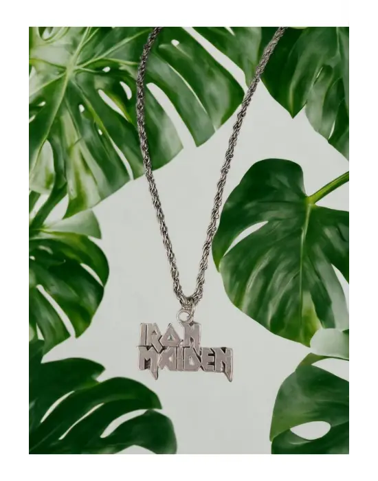 Gothic Music Iron Maiden Zincirli Kolye