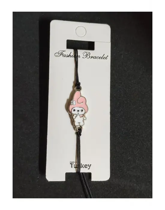 Retro Anime Hello Kity Unisex Ayarlanır İpli Bileklik