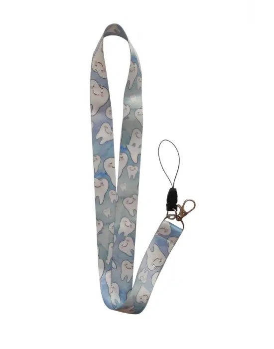 Retro Anime Sağlıkçı Dişçi Hemşire Boyun Ipi Ve Telefon Askısı