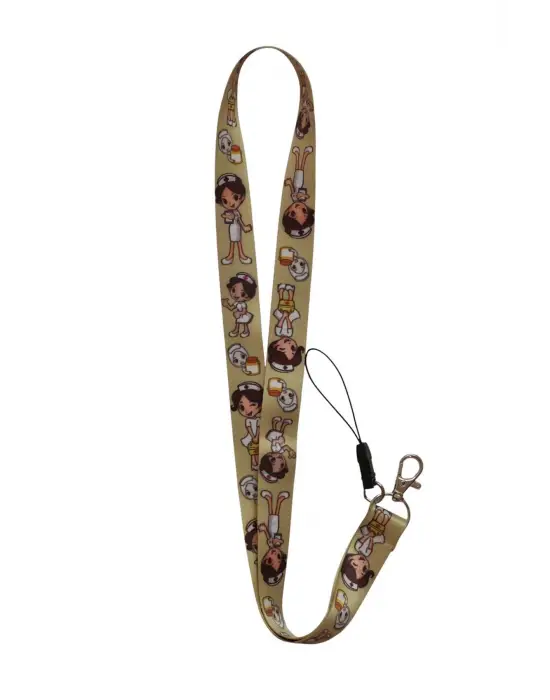 Retro Anime Sağlıkçı Hemşire Boyun Ipi Ve Telefon Askısı