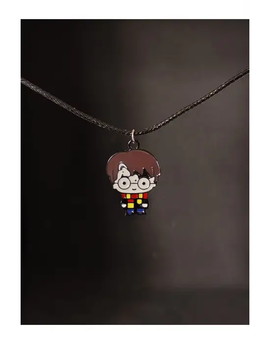 Retro Vintage Harry Potter Çizgi Unisex Hediyelik El Yapımı Kolye