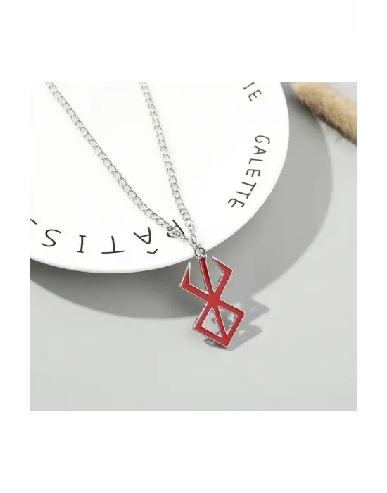 Vintage Retro Anime Berserk Logo Kolye