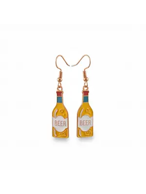 Antik Gümüş Kaplama Vintage Kupa Friends Best Sembol Küpe