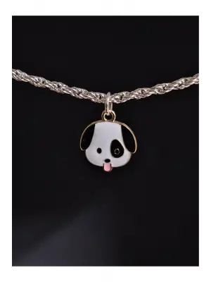 Anime Retro Vintage Dog Sevimli Kolye