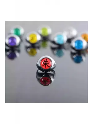 Antik Gümüş Kaplama Anime Cosplay Naruto Akatsuki Itachi Ayarlanabilir Yüzük