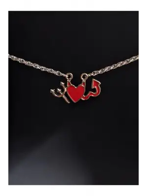 Antik Gümüş Kaplama Heart Gotik War Waper Unisex Zincirli Hediyelik Kolye