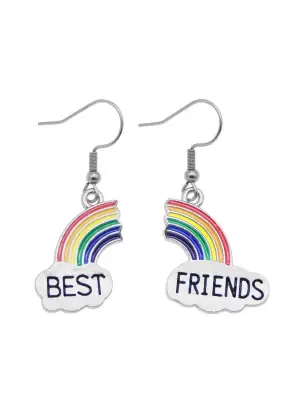 Gökkuşağı Best Friends Küpe