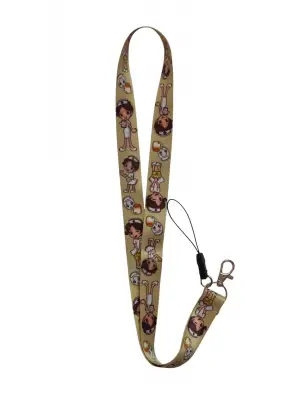 Retro Anime Sağlıkçı Hemşire Boyun Ipi Ve Telefon Askısı