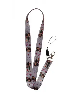 Retro Anime Sağlıkçı Hemşire Boyun Ipi Ve Telefon Askısı